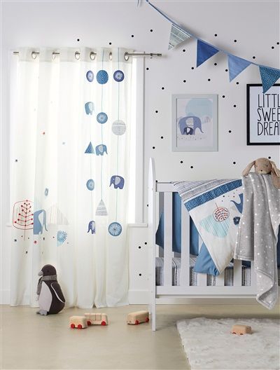 Babyzimmer deko blau