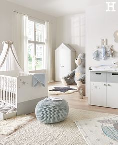 Baby kinderzimmer weiß