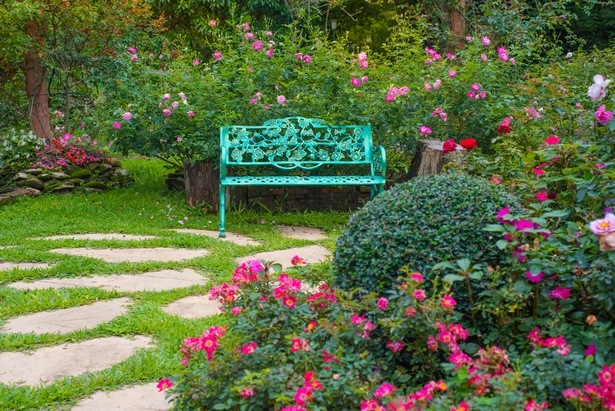 Gartengestaltung romantisch