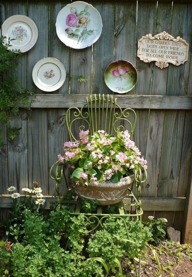 Vintage garten ideen