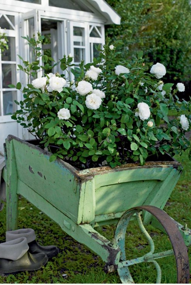 Vintage garten ideen