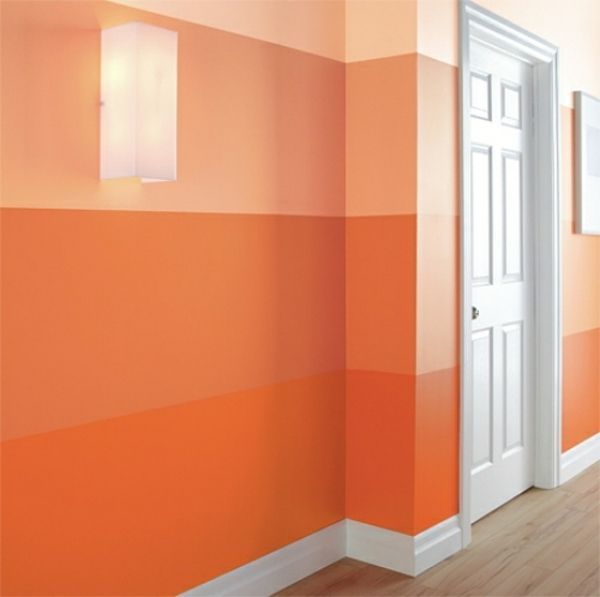 Wand streichen farbe muster