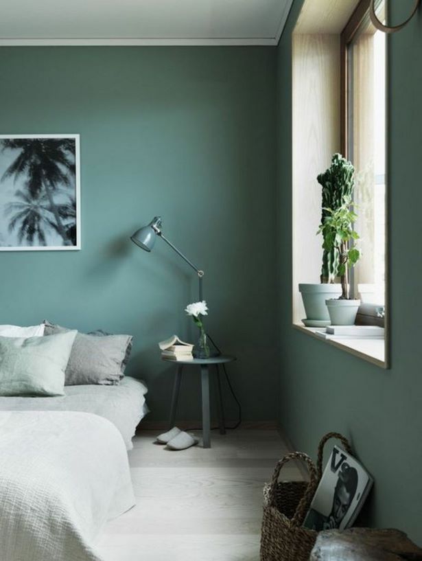 Wohnzimmer grün streichen