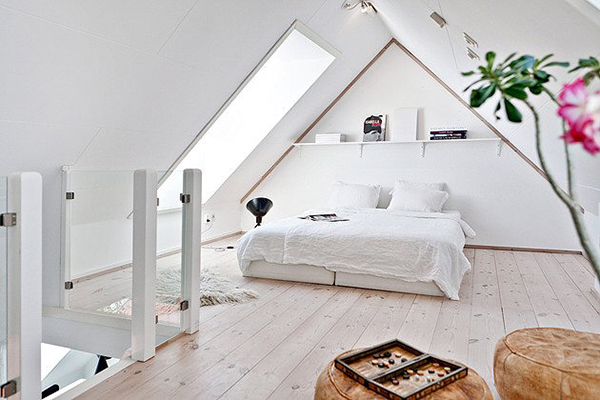 Gestaltung schlafzimmer mit dachschräge