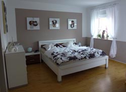 Schlafzimmer gestalten mit farbe