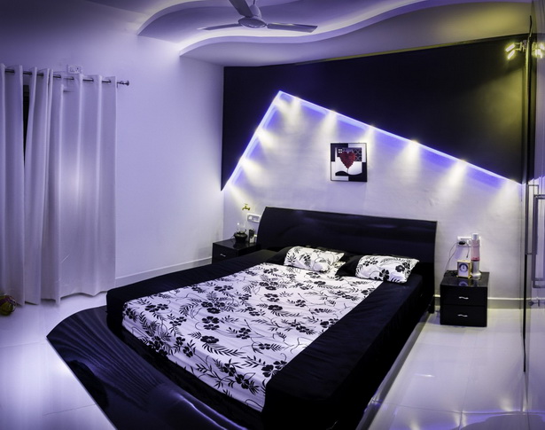 Schlafzimmer wände farbig gestalten