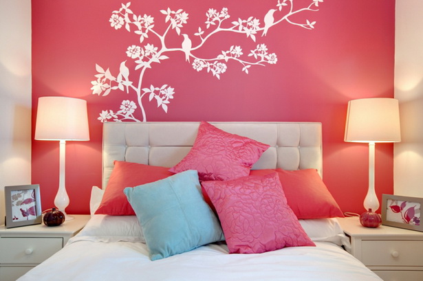 Wandgestaltung farbe schlafzimmer