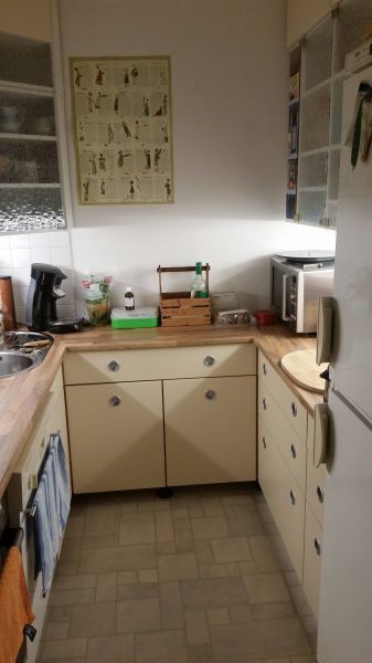 Küche in kleinem raum