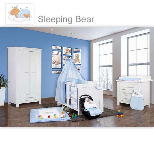 Babyzimmer blau grau