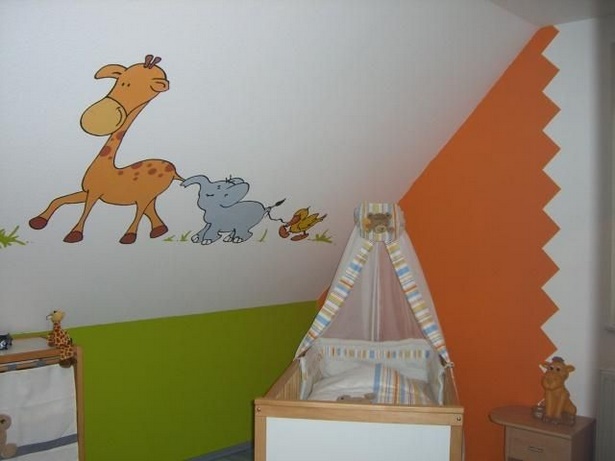 Babyzimmer wandgestaltung malen