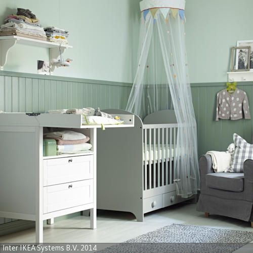 Neutrales babyzimmer