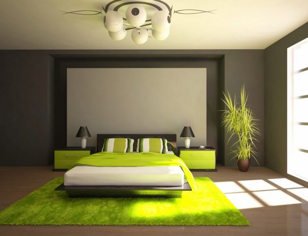 Wandgestaltung schlafzimmer modern
