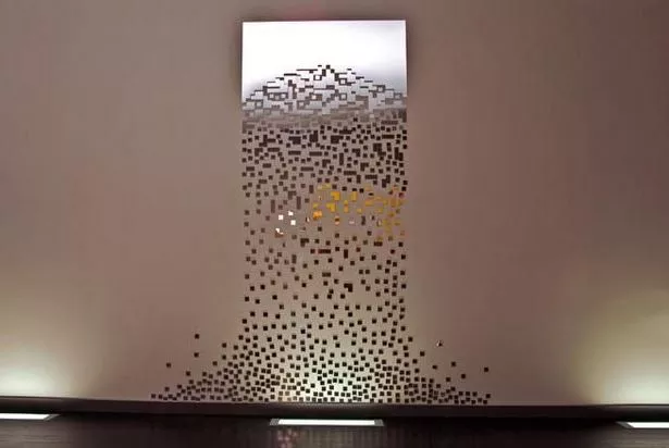 Wand mit spiegel gestalten