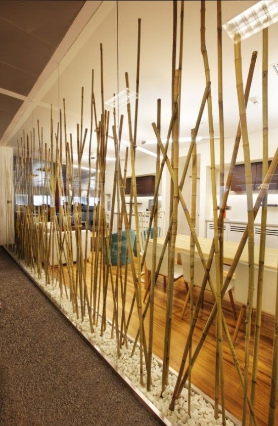 Bambusstangen deko ideen