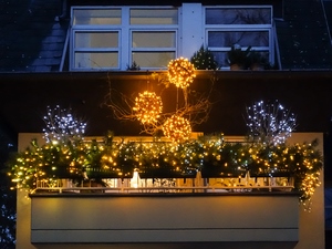 Deko weihnachten balkon