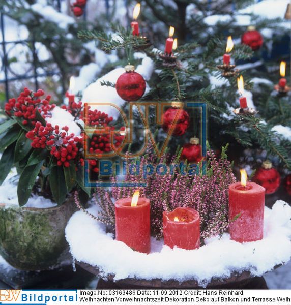 Deko weihnachten balkon