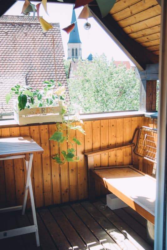 Kleinen balkon schön machen