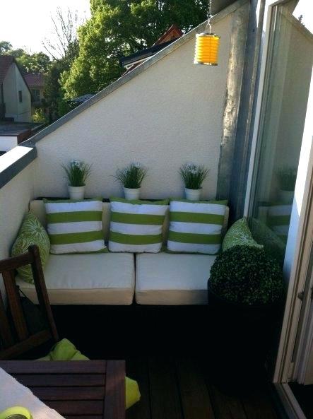 Lounge kleiner balkon