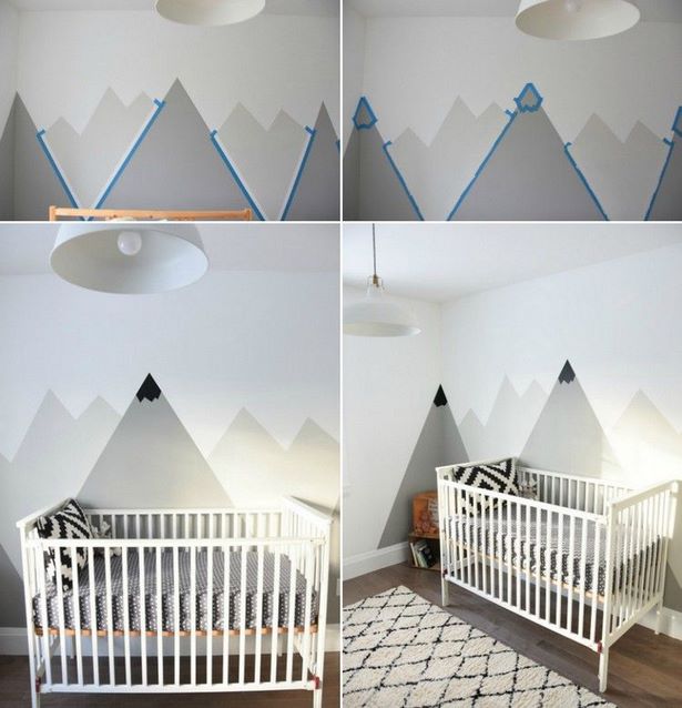 Wandgestaltung babyzimmer selber machen