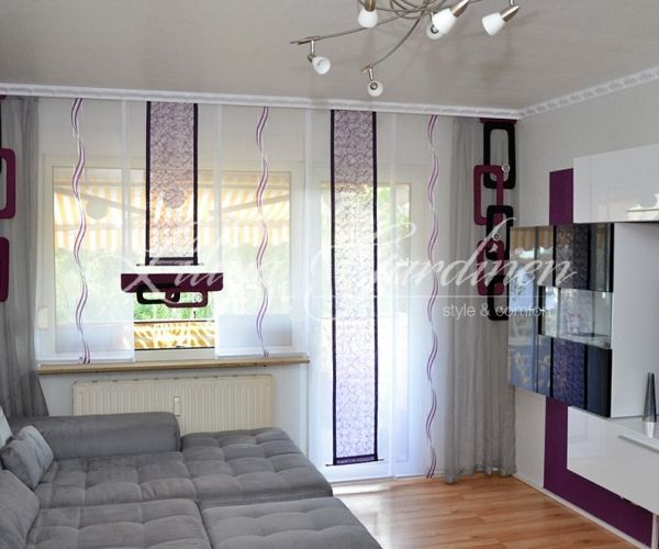Design gardinen wohnzimmer