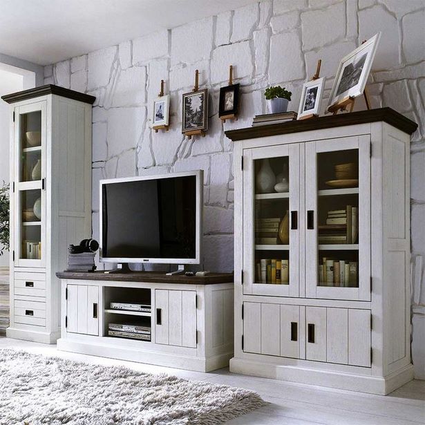 Wohnzimmermöbel in weiß
