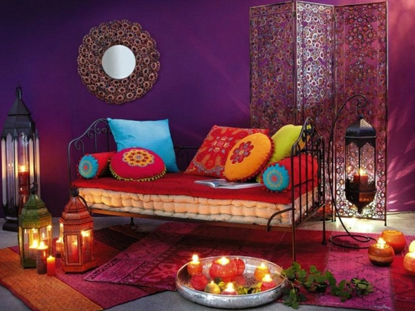 Orientalische wohnzimmer ideen