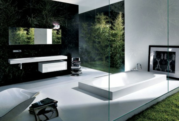 Moderne badezimmer einrichtungen