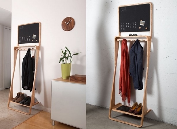 Garderobe kleiner flur