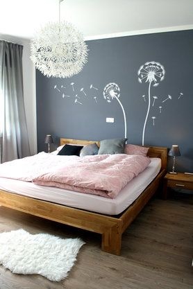 Wandgestaltung schlafzimmer farbe