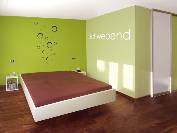 Wandgestaltung schlafzimmer wand