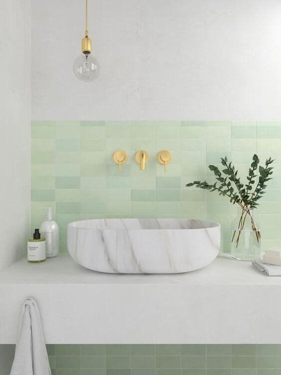 Badezimmer mint