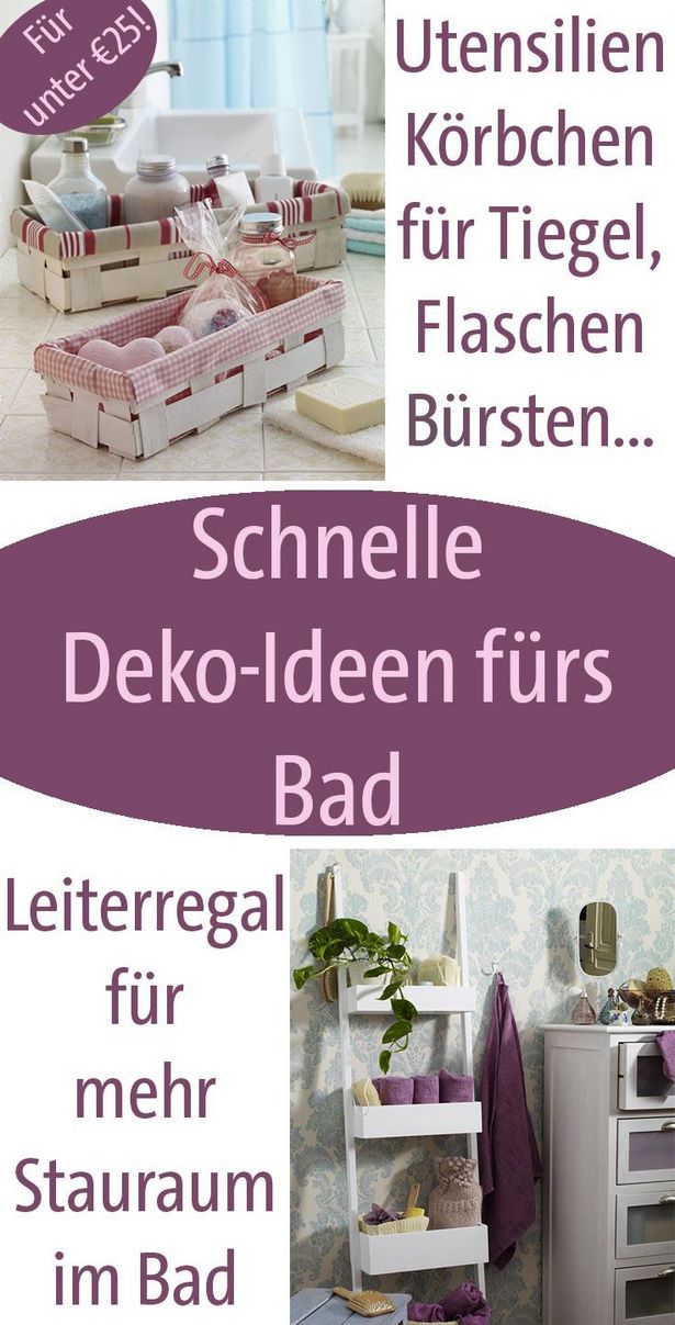 Deko fürs bad selber machen