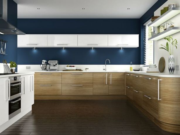 Küche blau streichen