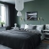 Schlafzimmer wandfarbe grün