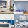 Blaue wände im schlafzimmer