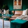 Wandfarbe grün wohnzimmer
