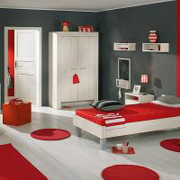 Jugendzimmer rot