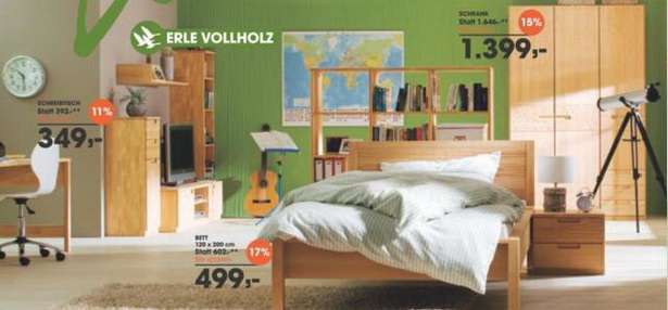 Jugendzimmer vollholz