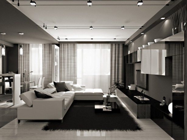 Moderne einrichtung wohnzimmer