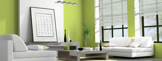 Moderne farbgestaltung wohnzimmer