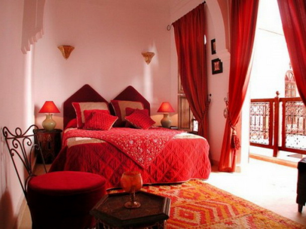 Orientalische schlafzimmer