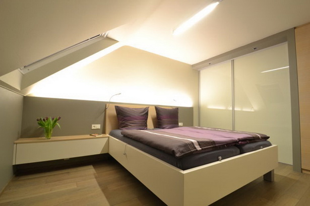 Schlafzimmer mit dachschräge