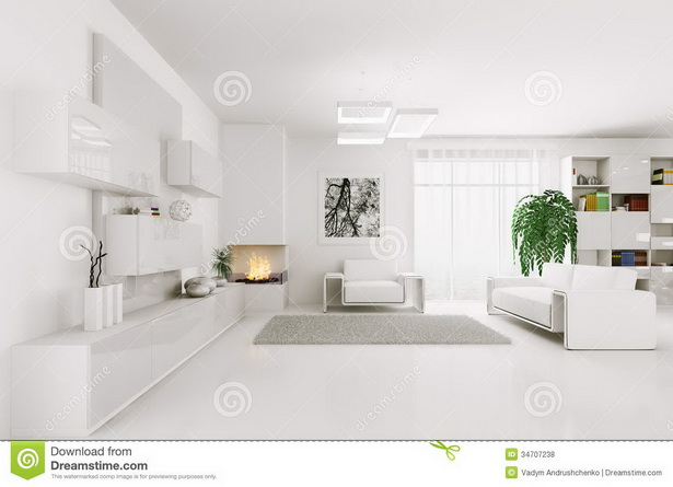 Weiße wohnzimmer