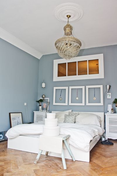 Farbe schlafzimmer weiße möbel