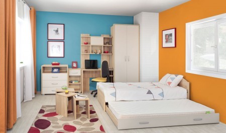 Jugendzimmer komplett mit funktionsbett