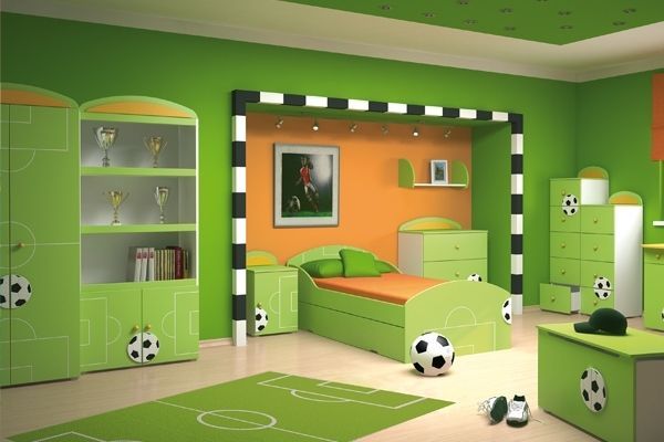 Jungenzimmer grün