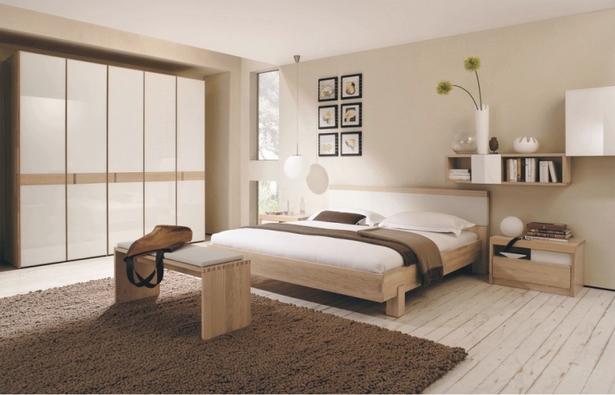 Schlafzimmer braun beige