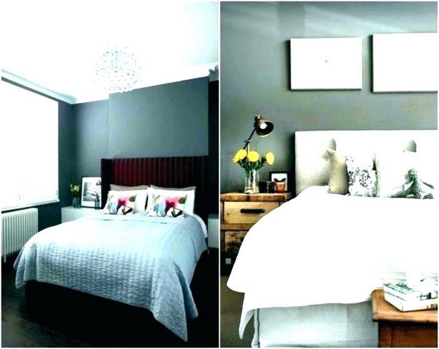 Schlafzimmer wandfarbe grau