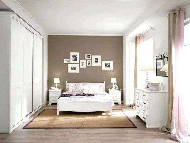 Wandgestaltung schlafzimmer braun