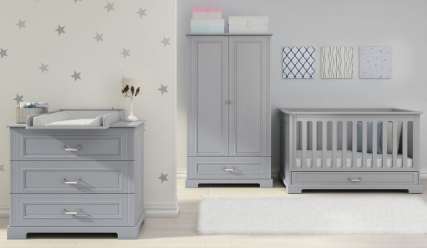 Babyzimmer grau